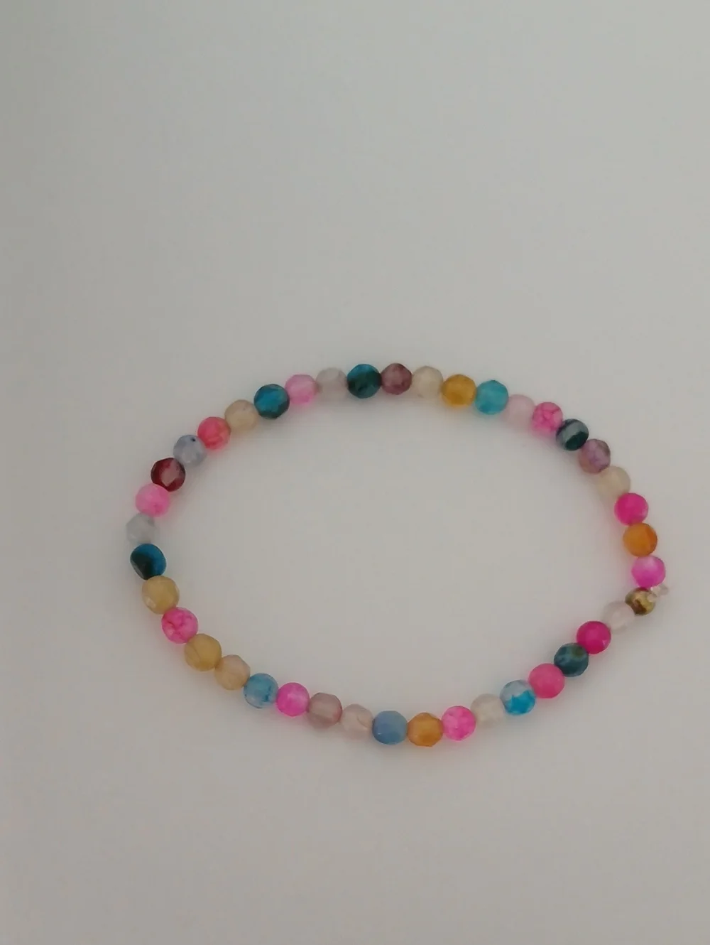 Multicolor Natural Stone Beaded Bracelet